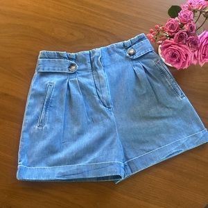 Sezane Fabrizio Shorts Light Blue